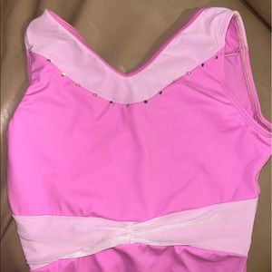GK Pink Gymnastics leotard AS